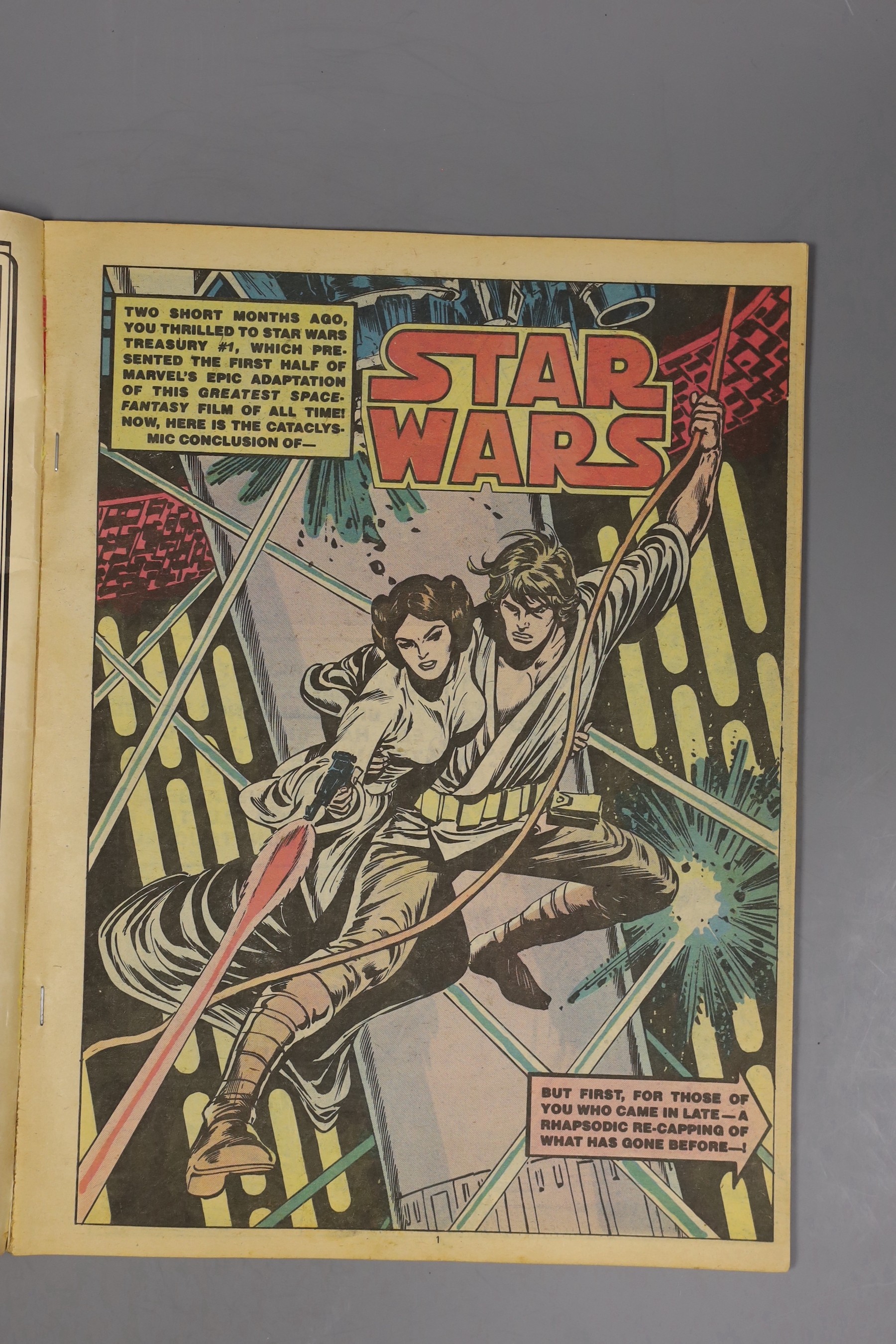 Marvel Comics Group - Marvel Special Editions of Star Wars, Vol 1, numbers 1 & 2, New York, 1977